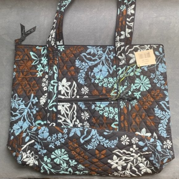 Vera Bradley Large Tote - Java Floral - Picture 3 of 5